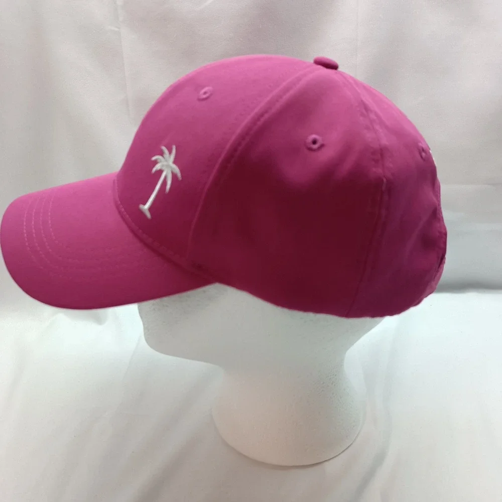Tommy Bahama Womens Pink Palm Tree Baja Margarita Baseball Cap Hat One Size